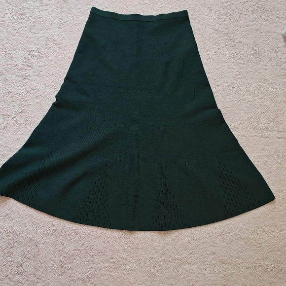 Sandro Shane Eyelet Skirt in green - Picture 8 of 12